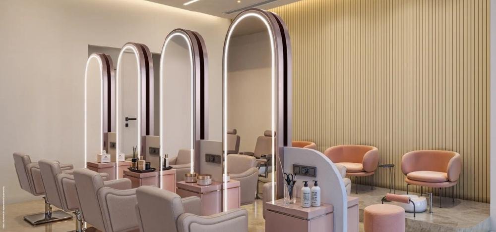 Spa and salon area at the Godrej Elaris clubhouse